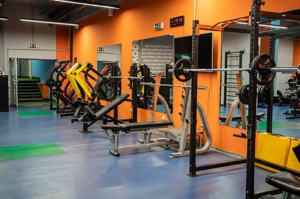 Glavna sala Aura teretane - 350m² prostora