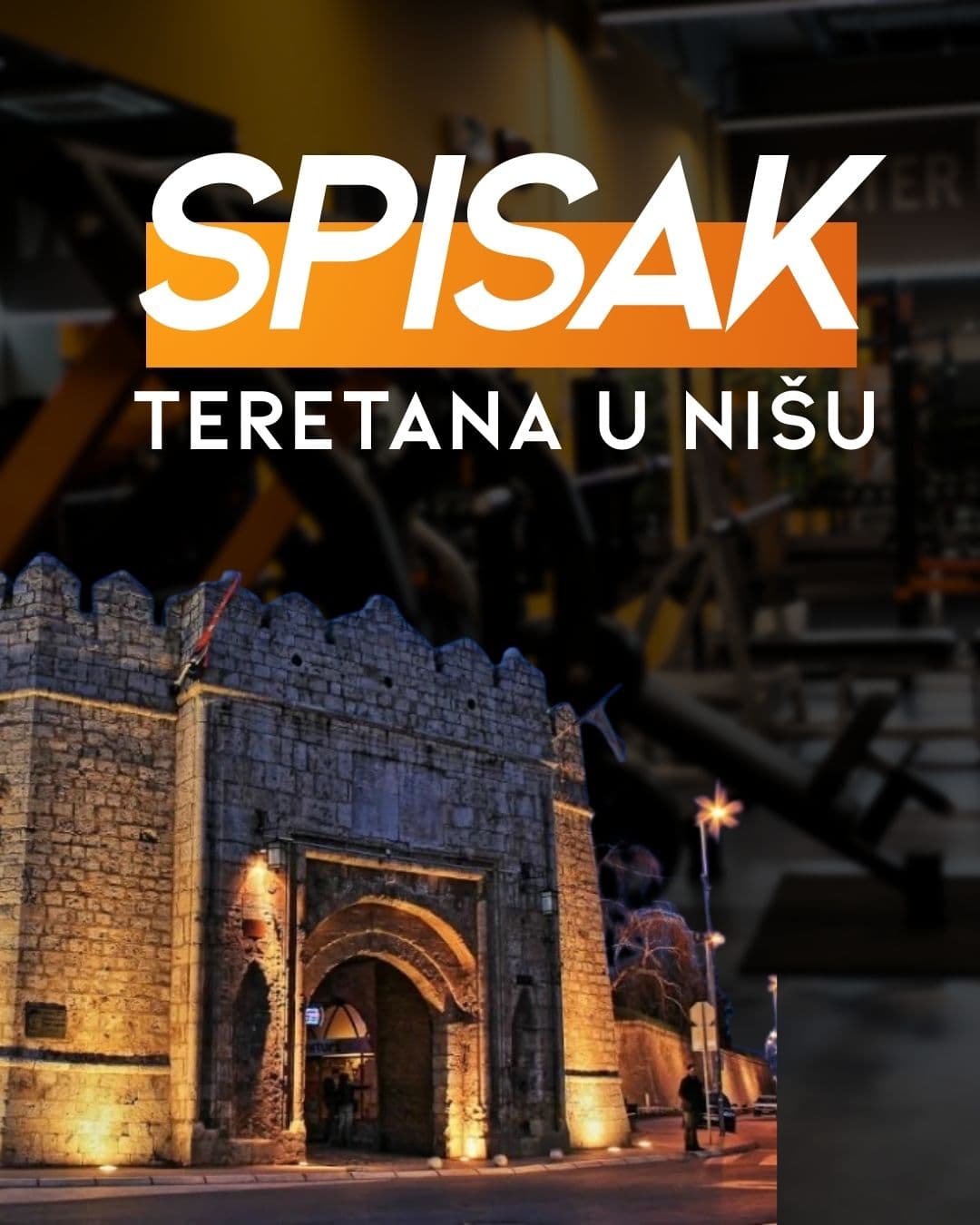 Spisak svih teretana u Nišu - Lista teretana u Nišu